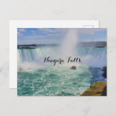 CARTE POSTALE NIAGARA TOMBE (Devant / Derrière)