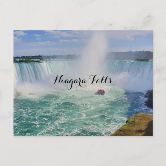 CARTE POSTALE NIAGARA TOMBE (Devant)