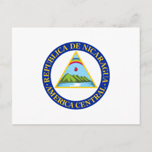 Carte Postale NICARAGUA - drapeau/emblème/blason/symbole