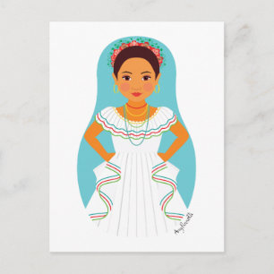 Carte postale nicaraguayenne Matryoshka