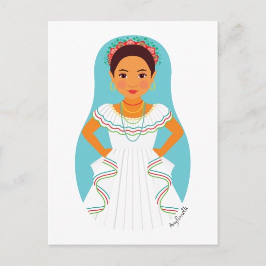 Carte postale nicaraguayenne Matryoshka (Devant)