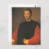 Carte Postale Niccolò Machiavelli (Devant / Derrière)
