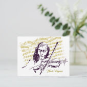 Carte Postale Niccolo Paganini (Debout devant)