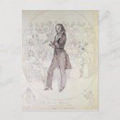 Carte Postale Niccolo Paganini, violoniste (Devant)