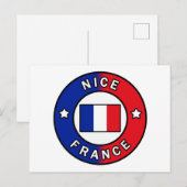 Carte Postale Nice France (Devant / Derrière)