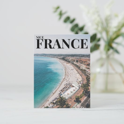 Carte Postale Nice, France Beach (Debout devant)