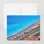 CARTE POSTALE NICE, FRANCE - RIVIERA FRANÇAISE (Devant / Derrière)