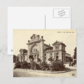 Carte Postale Nice - La Gare du Sud (Devant / Derrière)