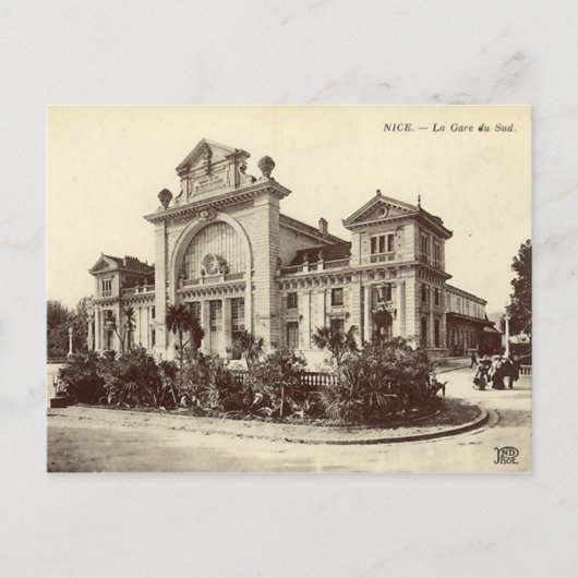 Carte Postale Nice - La Gare du Sud (Devant)