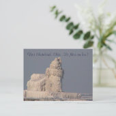 Carte postale Nice on Ice (Phare gelé) (Debout devant)