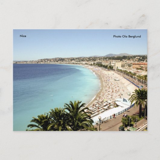 Carte Postale Nice, Photo Ola Berglund (Devant)