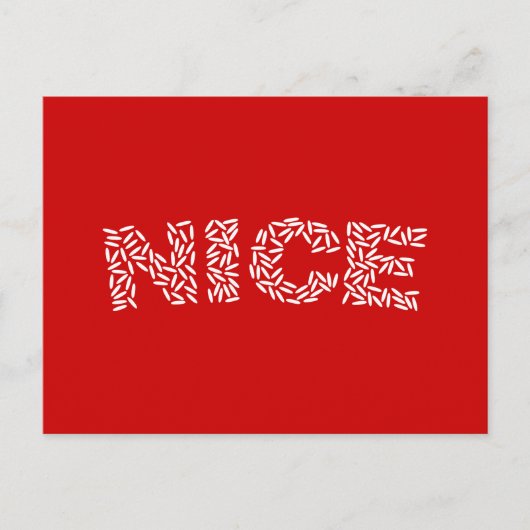 Carte Postale Nice Riz (Devant)