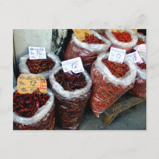 Carte Postale Nicey Spicy, les piments thaïlandais