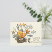 Carte Postale Niché dans Mes pensées (Debout devant)