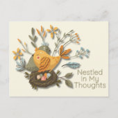 Carte Postale Niché dans Mes pensées (Devant)