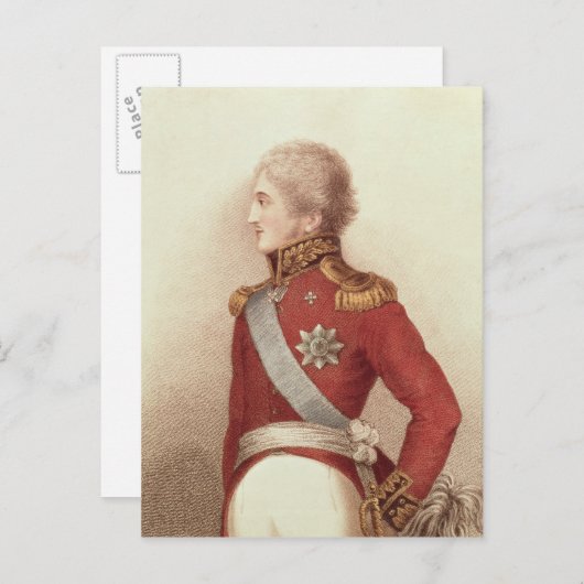 Carte Postale Nicholas I, tsar de Russie (Devant / Derrière)