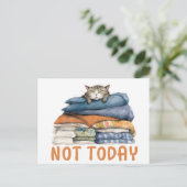 Carte Postale Nicht heute (Debout devant)