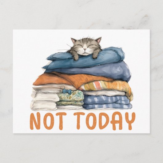 Carte Postale Nicht heute (Devant)