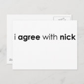 Carte Postale nick.ai (Devant / Derrière)