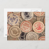 Carte postale Nickels en bois (Devant / Derrière)
