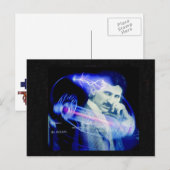 Carte Postale Nicola Tesla (Devant / Derrière)