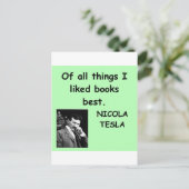 Carte Postale Nicola Tesla (Debout devant)