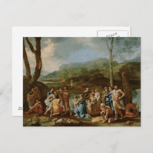 Carte Postale Nicolas Poussin Art (Devant / Derrière)