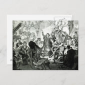 Carte Postale Nicolaus Copernicus expliquant sa théorie (Devant / Derrière)