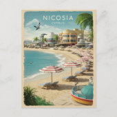 Carte Postale Nicosie, capitale de Chypre Cadeaux souvenirs Vint (Devant)
