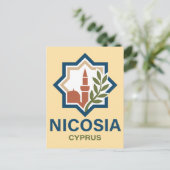 Carte Postale Nicosie Chypre Méditerranée (Debout devant)