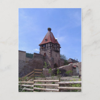 Carte Postale Nid de cigogne dans Chatenois