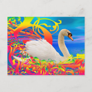 Carte Postale Nid de cygne