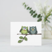 Carte Postale Nid de hiboux (Debout devant)