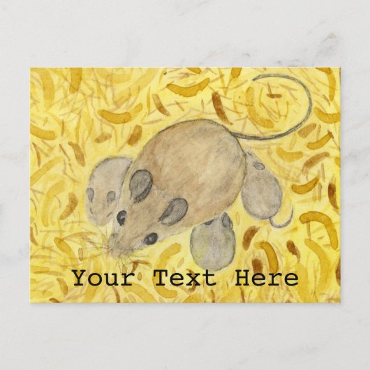 Carte Postale Nid de la souris (Devant)