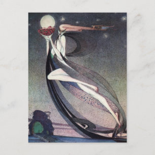 Carte Postale Nielsen dans la poudre et la crinoline