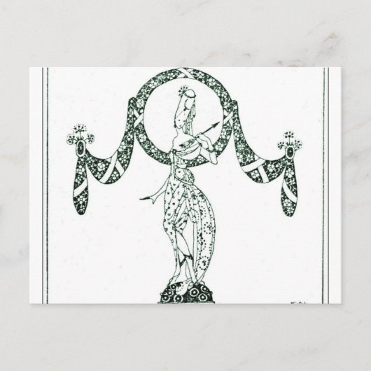 Carte Postale Nielsen's In Powder et Crinoline (Devant)