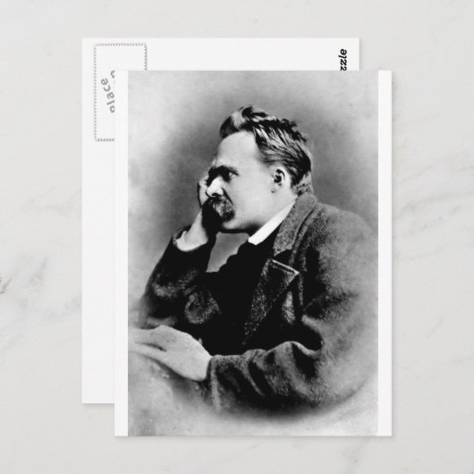 Carte Postale Nietzsche (Devant / Derrière)