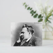 Carte Postale Nietzsche "A Why" Citation De Sagesse Cadeaux Et C (Debout devant)