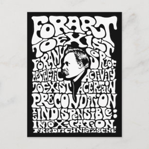 Carte Postale Nietzsche - Art