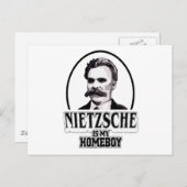 Carte Postale Nietzsche Est Mon Enfant (Devant / Derrière)