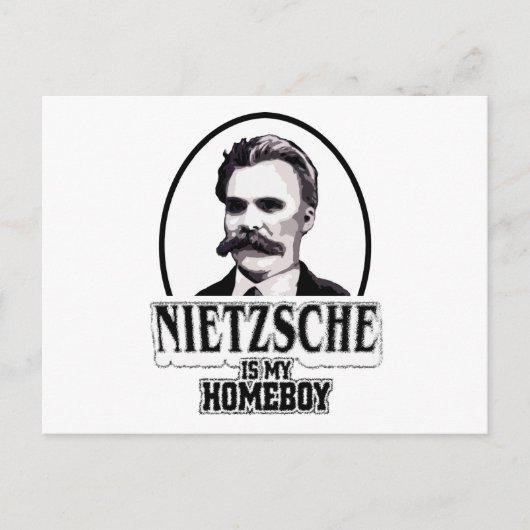 Carte Postale Nietzsche Est Mon Enfant (Devant)