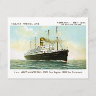 Carte Postale Nieuw Amsterdam de 1906