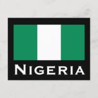 Nigeria avec le drapeau nigérian (Afrique de l'Oue