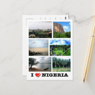 Carte Postale Nigeria - I Love -