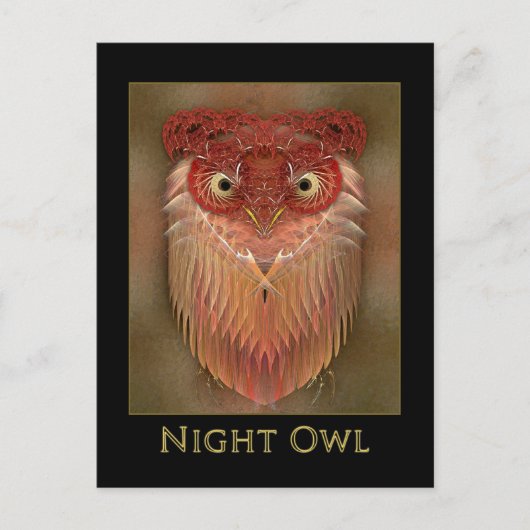 Carte Postale Night Owl (Devant)