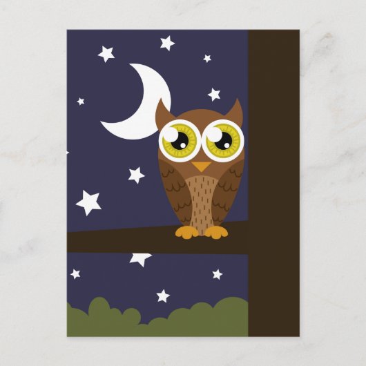 Carte postale "Night Owl" (Devant)