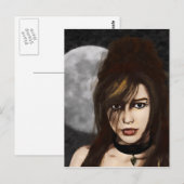 Carte postale Night Portrait (Devant / Derrière)