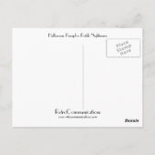 Carte Postale Nightmare du Citrouille d'Halloween (Dos)