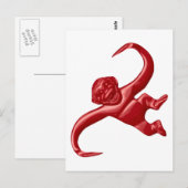 Carte Postale Nightmare Retro Toy Monkey (Devant / Derrière)