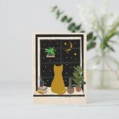 Carte Postale Nighttime Kitty (Debout devant)